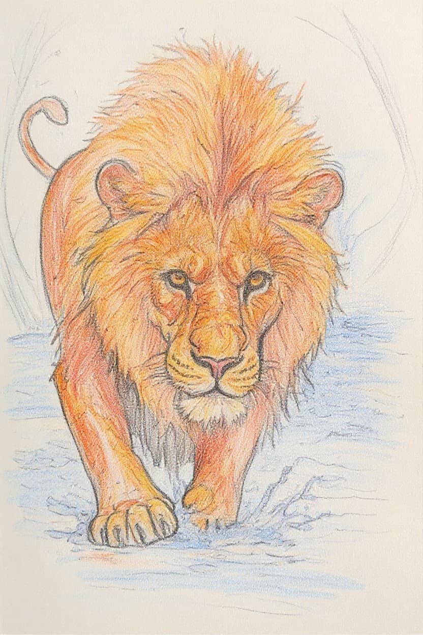 Transform image to sketch art style