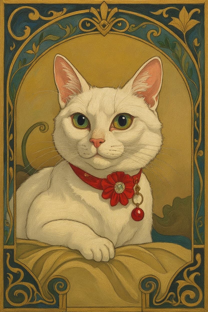 Transform image to art-nouveau art style
