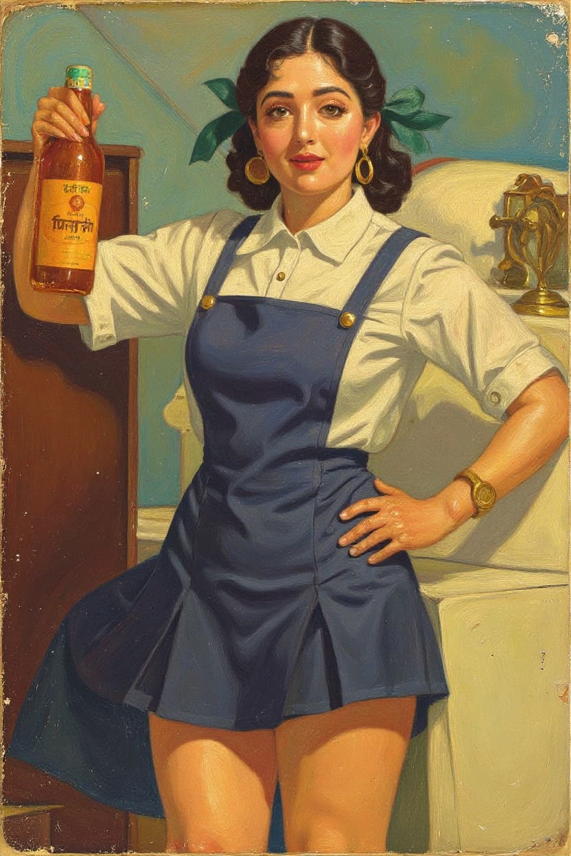 Transform image to vintage art style