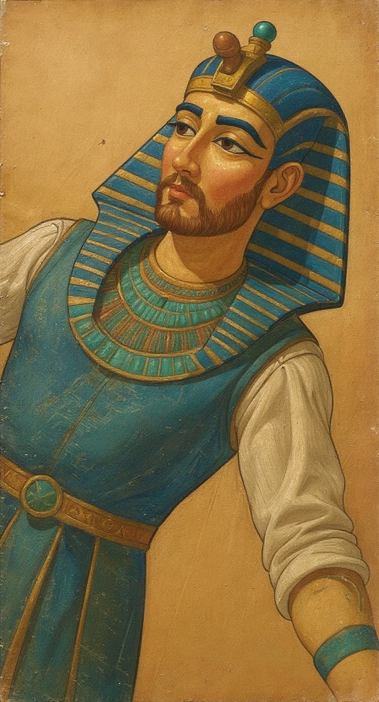 Transform image to egyptian art style