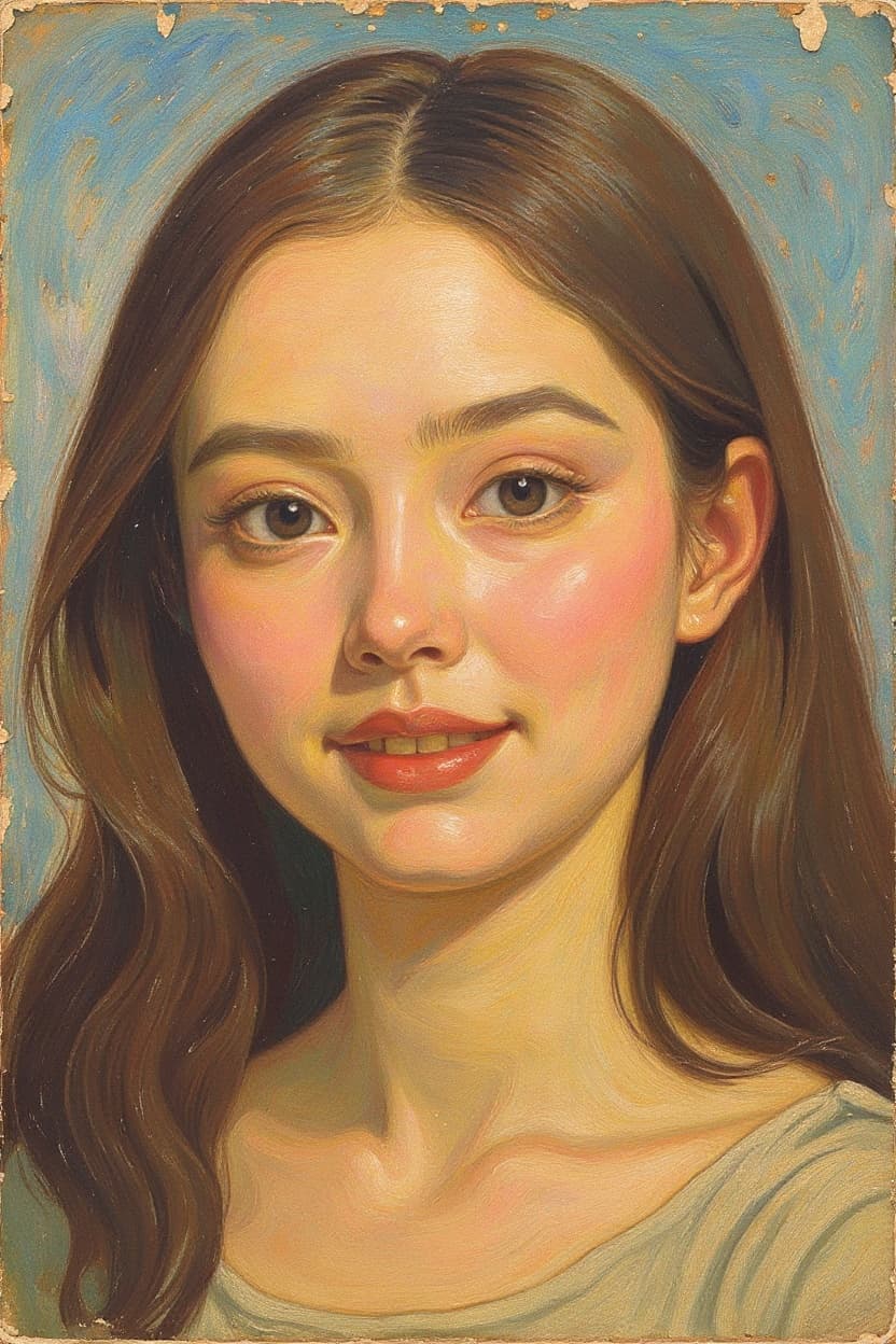 Transform image to vintage art style