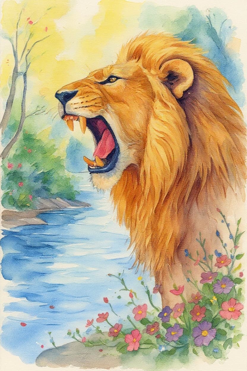 Transform image to watercolor art style