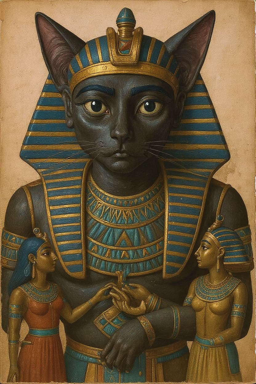 Transform image to egyptian art style