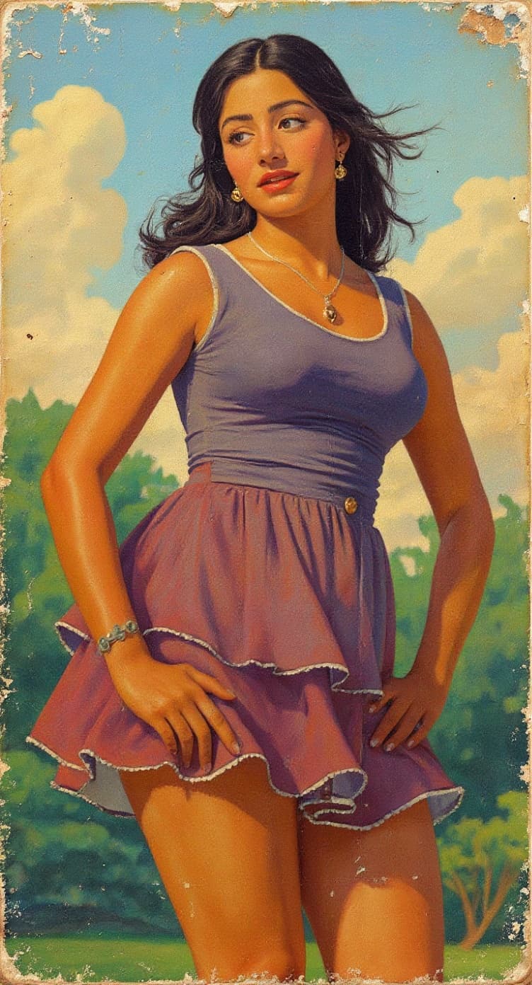 Transform image to vintage art style