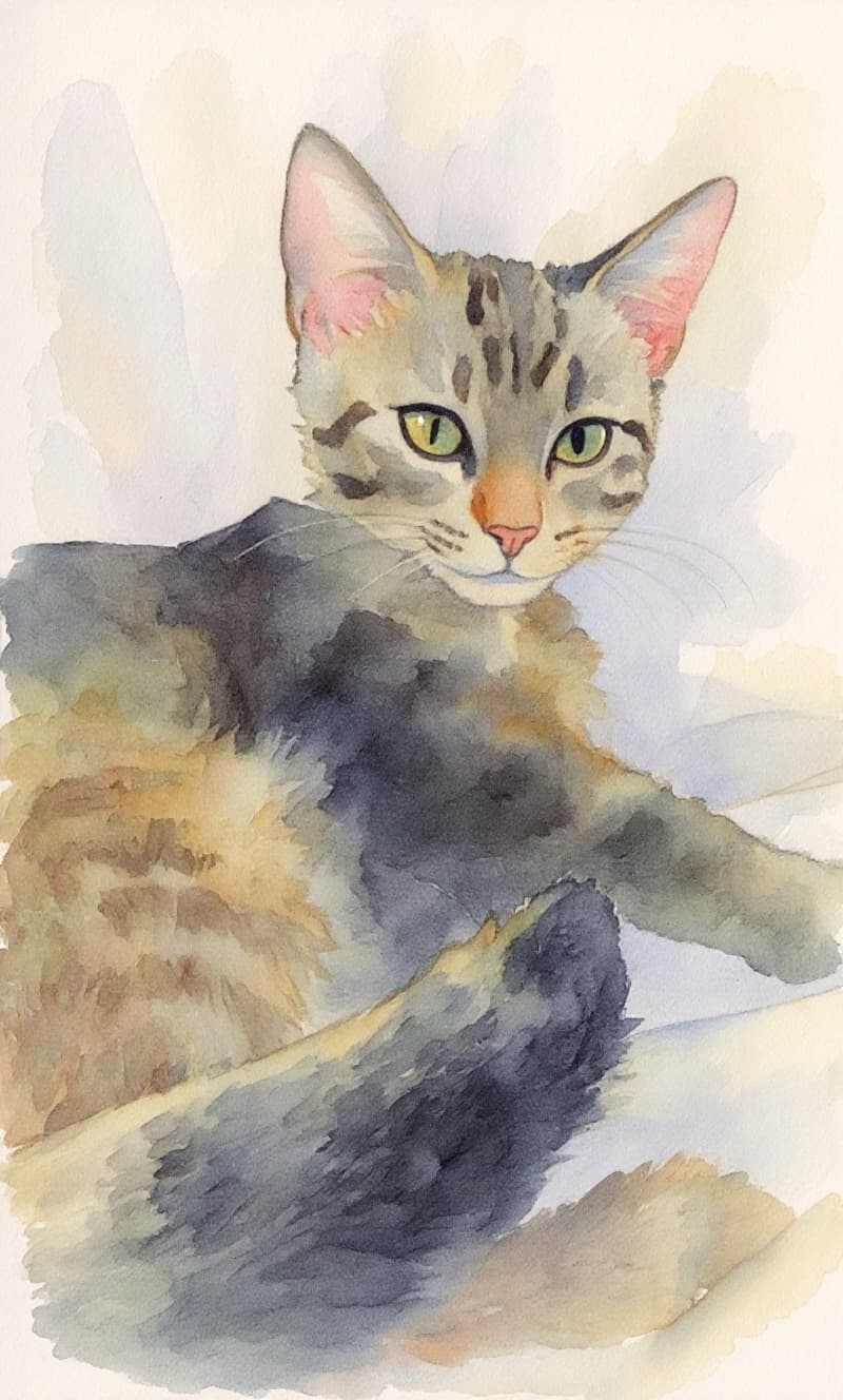 Transform image to watercolor art style