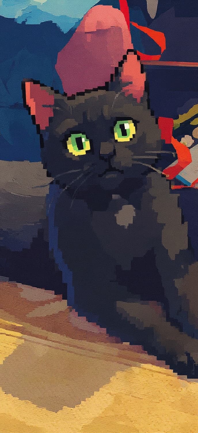 Transform image to pixel-art art style