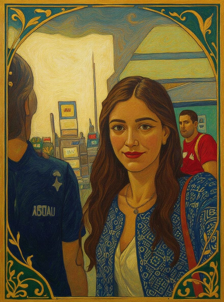 Transform image to art-nouveau art style