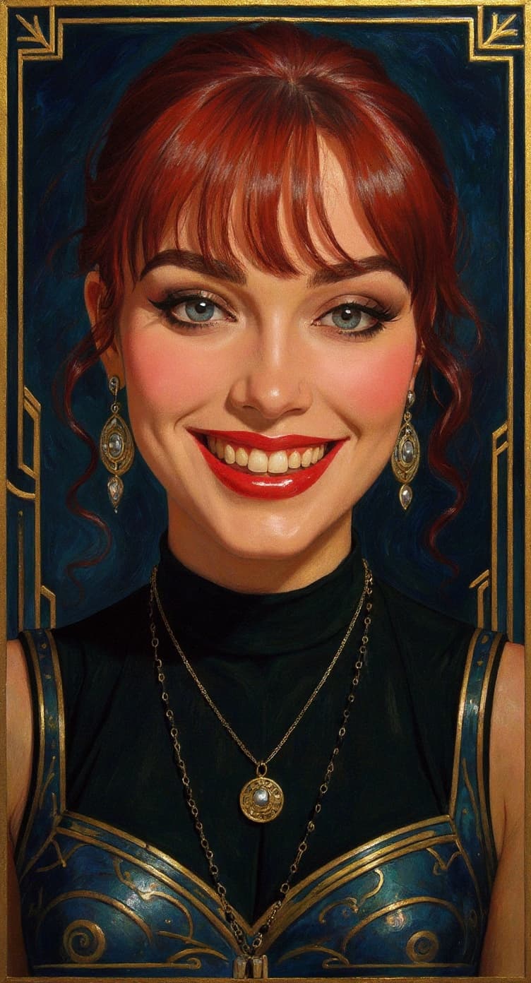 Transform image to art-deco art style