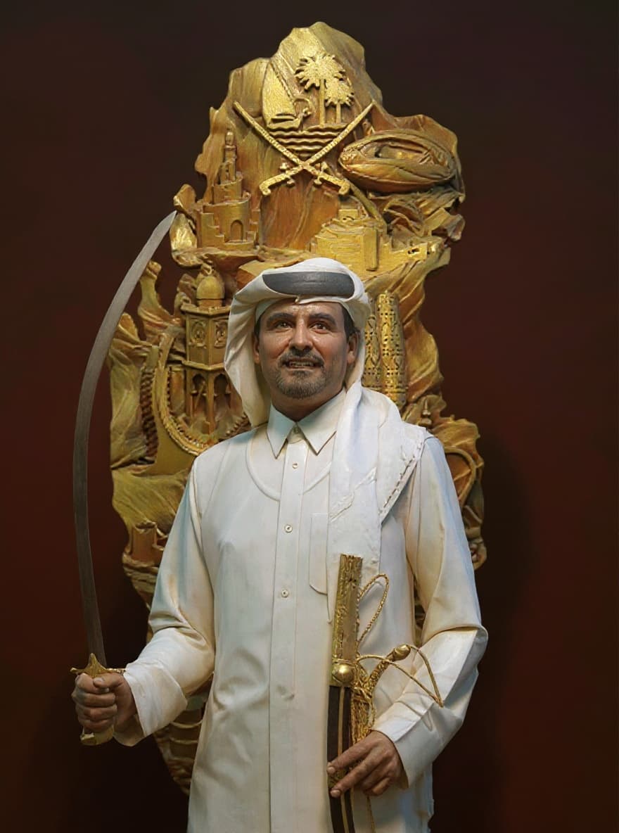 Transform image to sculpture art style