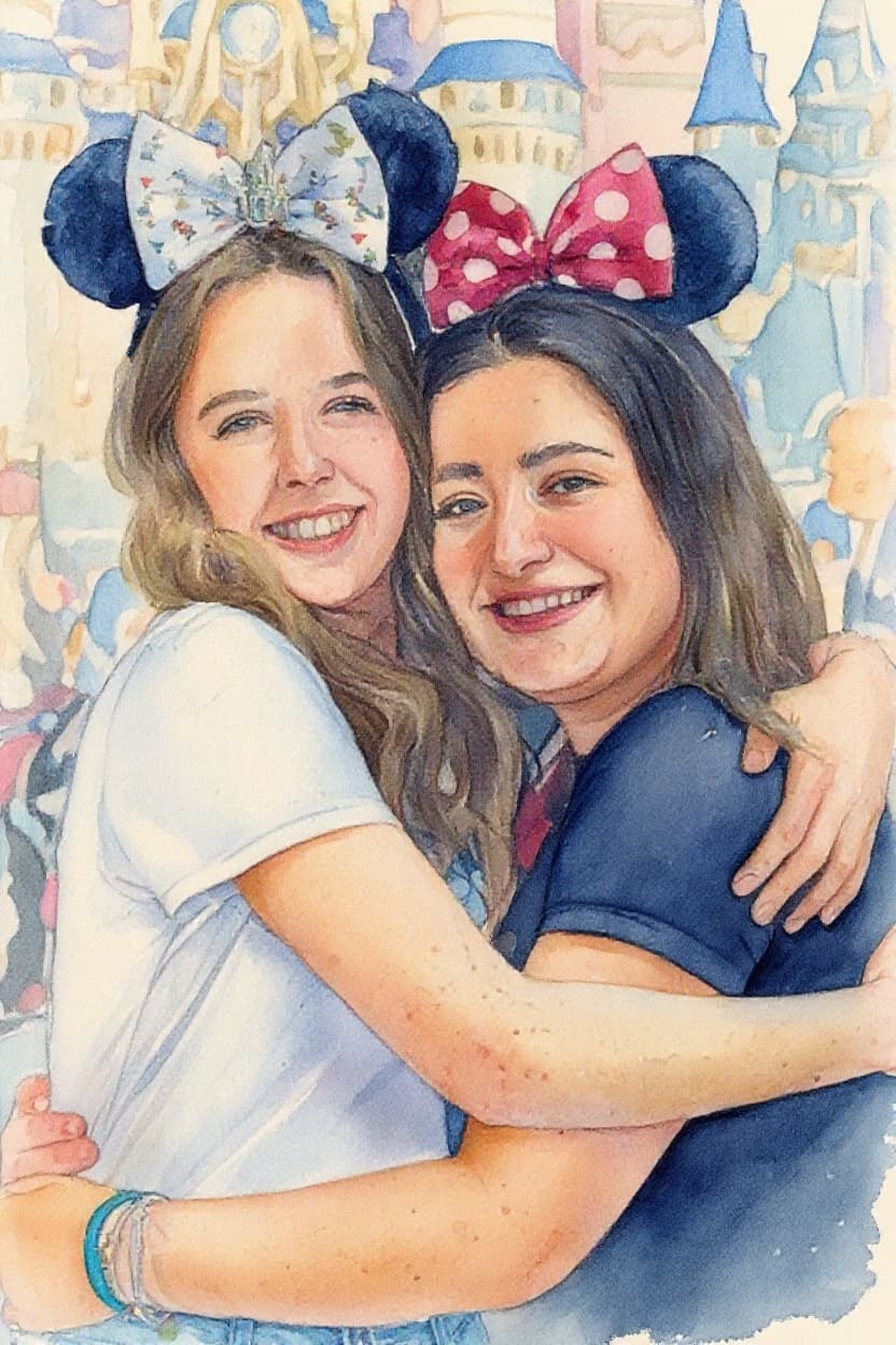 Transform image to watercolor art style