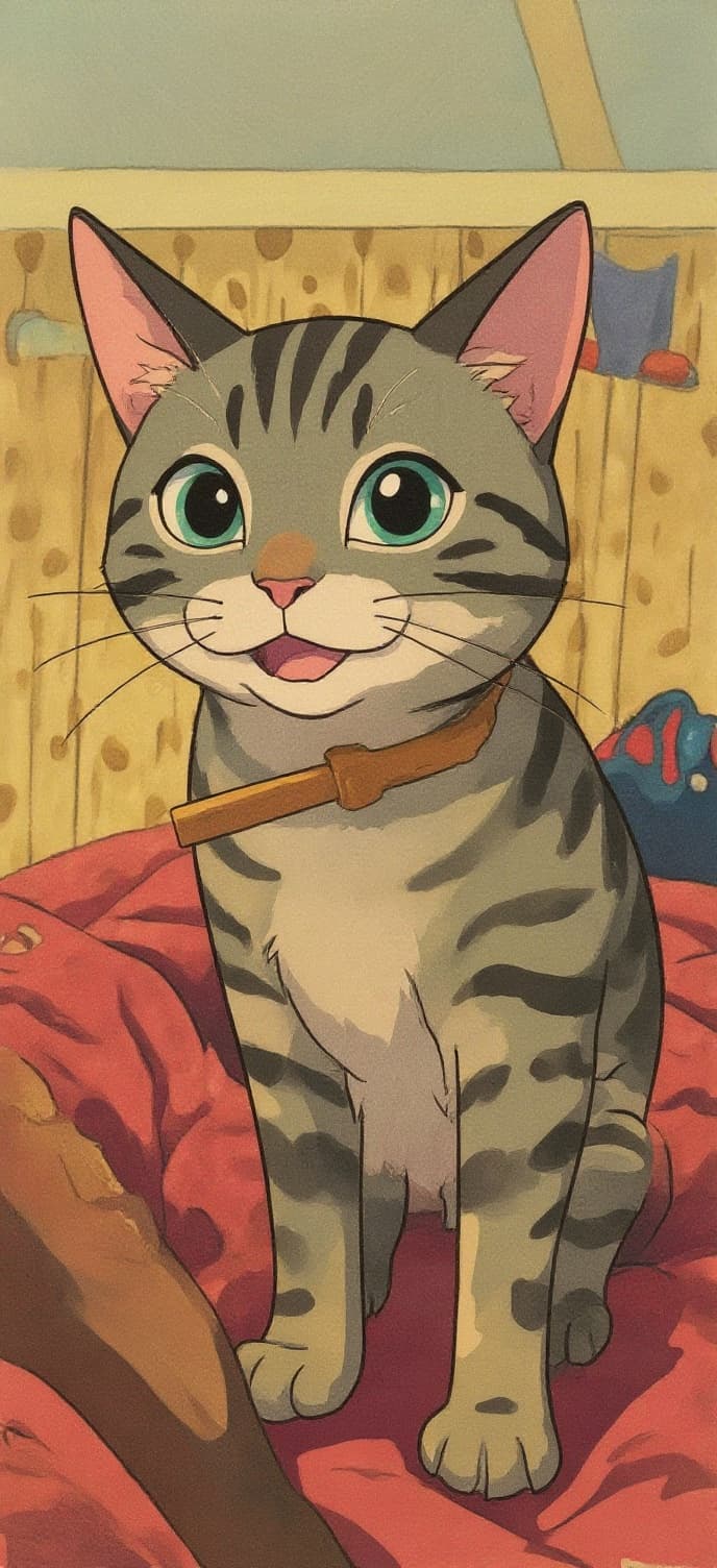Transform image to ghibli art style