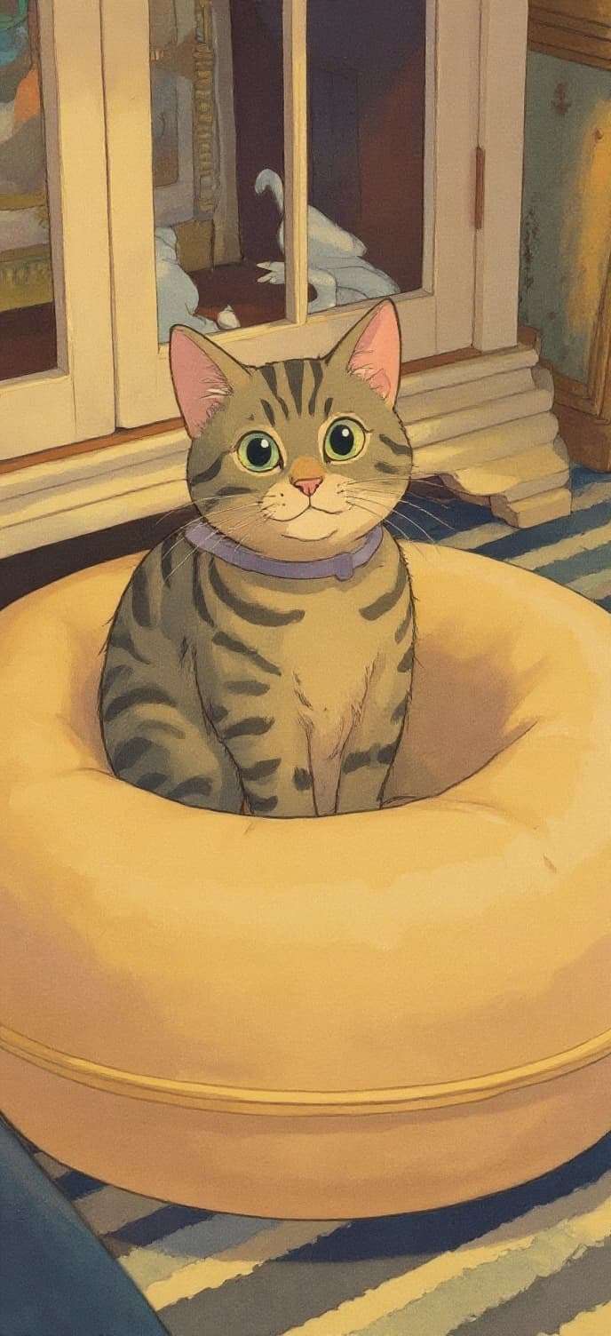 Transform image to ghibli art style