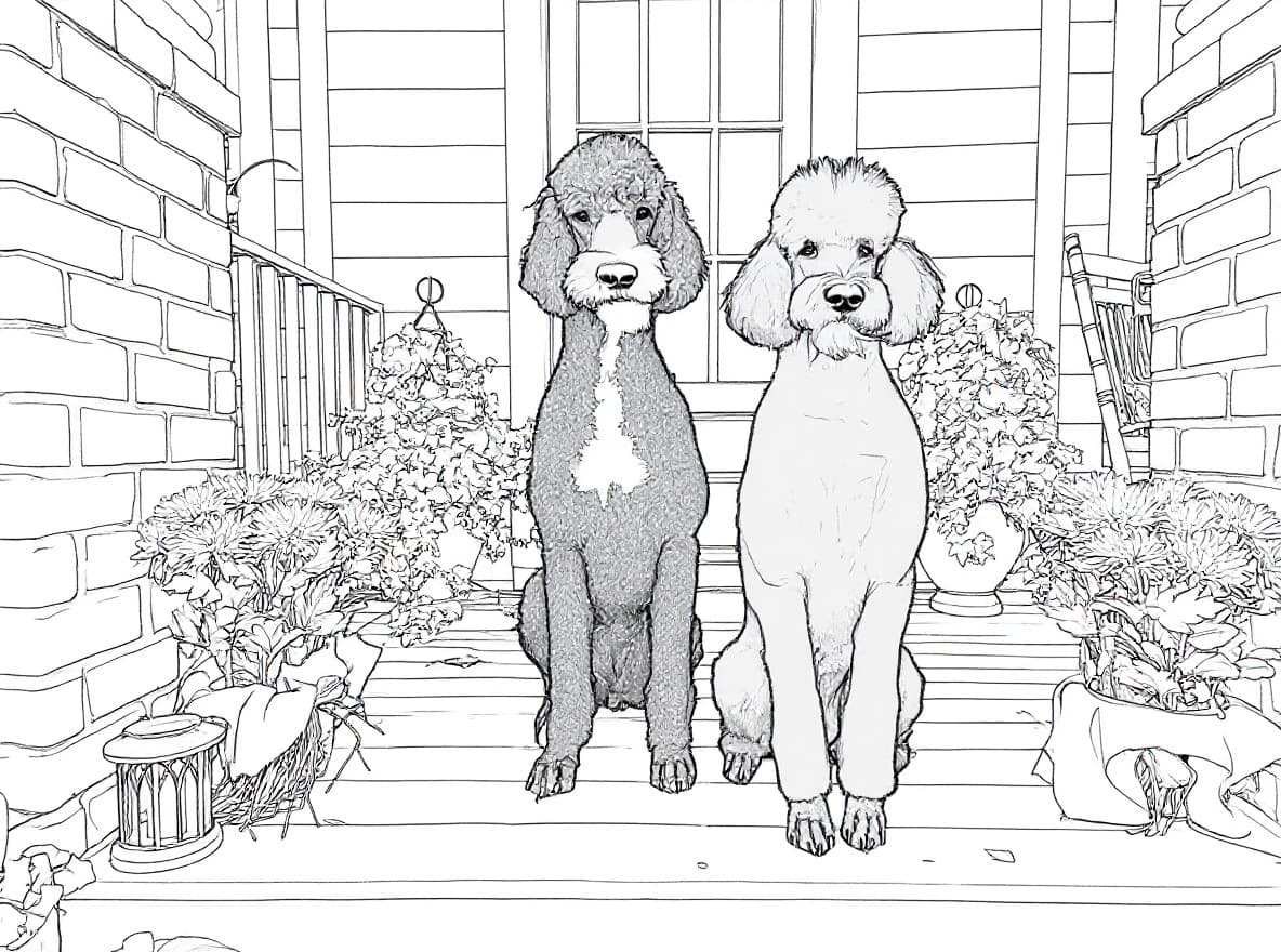 Transform image to line-art art style
