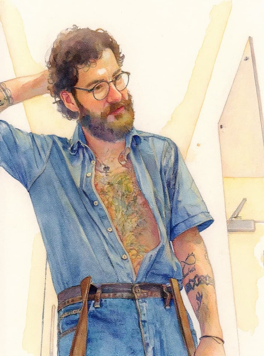 Transform image to watercolor art style