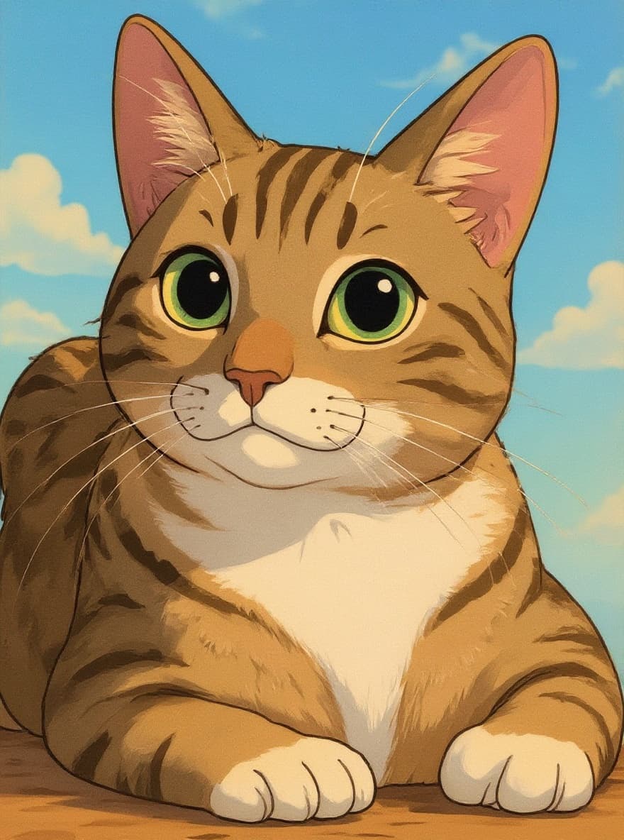 Transform image to ghibli art style