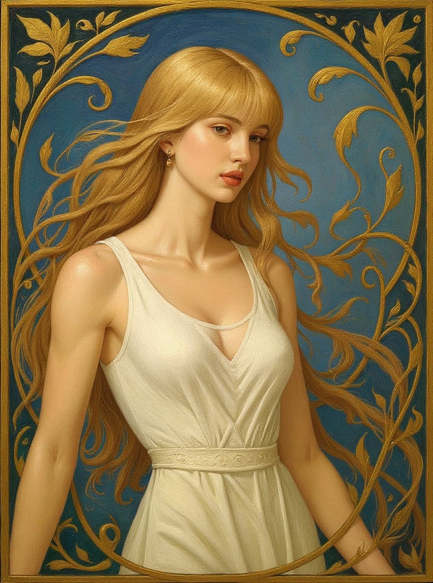 Transform image to art-nouveau art style