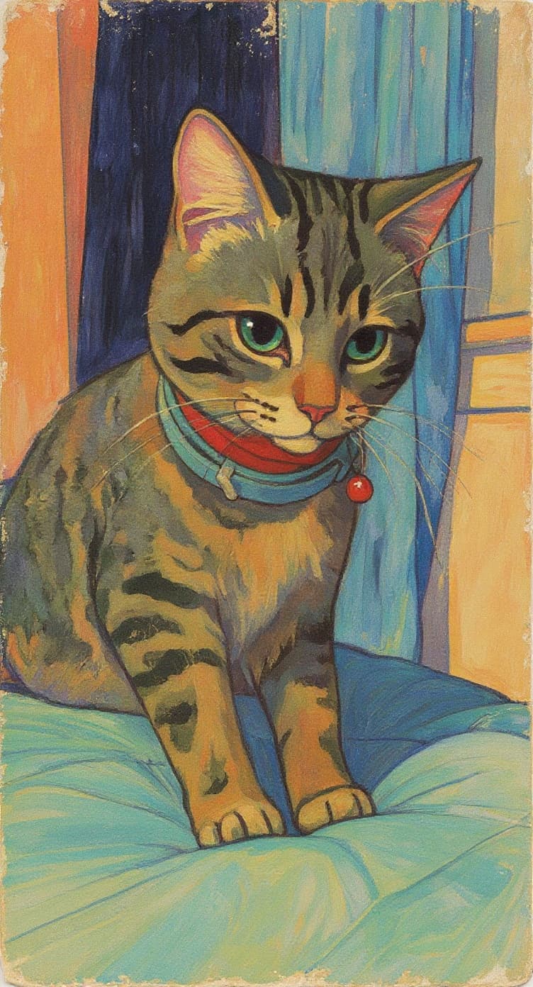Transform image to vintage art style