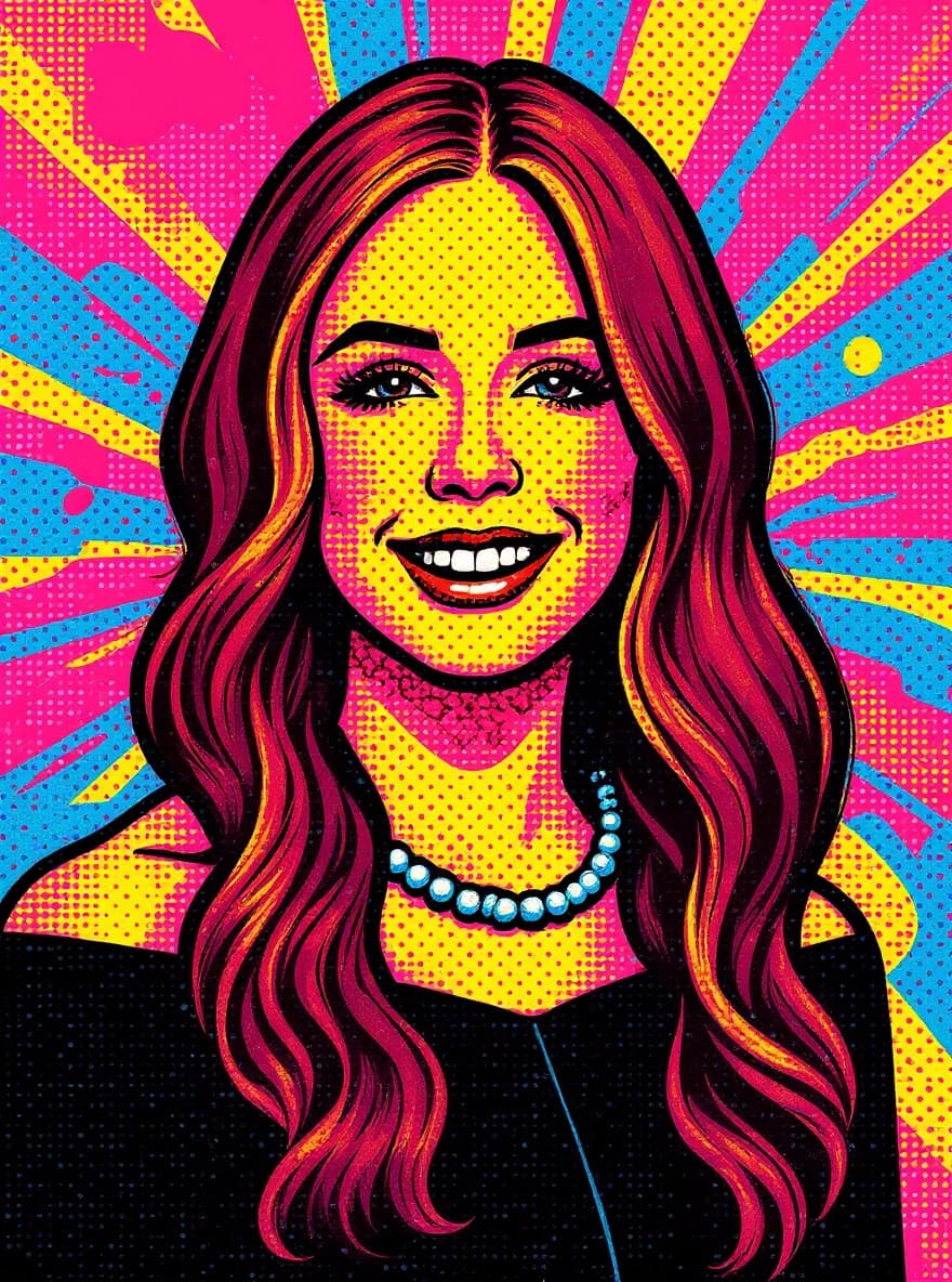 Transform image to pop-art art style