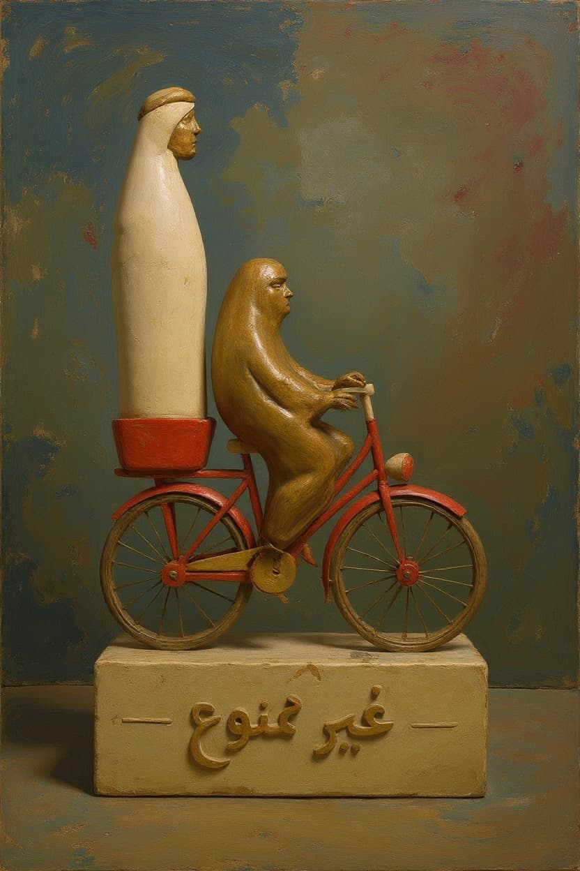 Transform image to sculpture art style