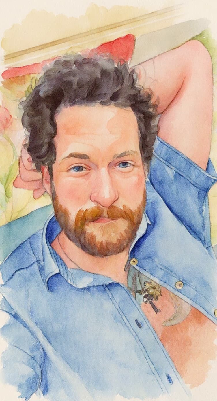 Transform image to watercolor art style