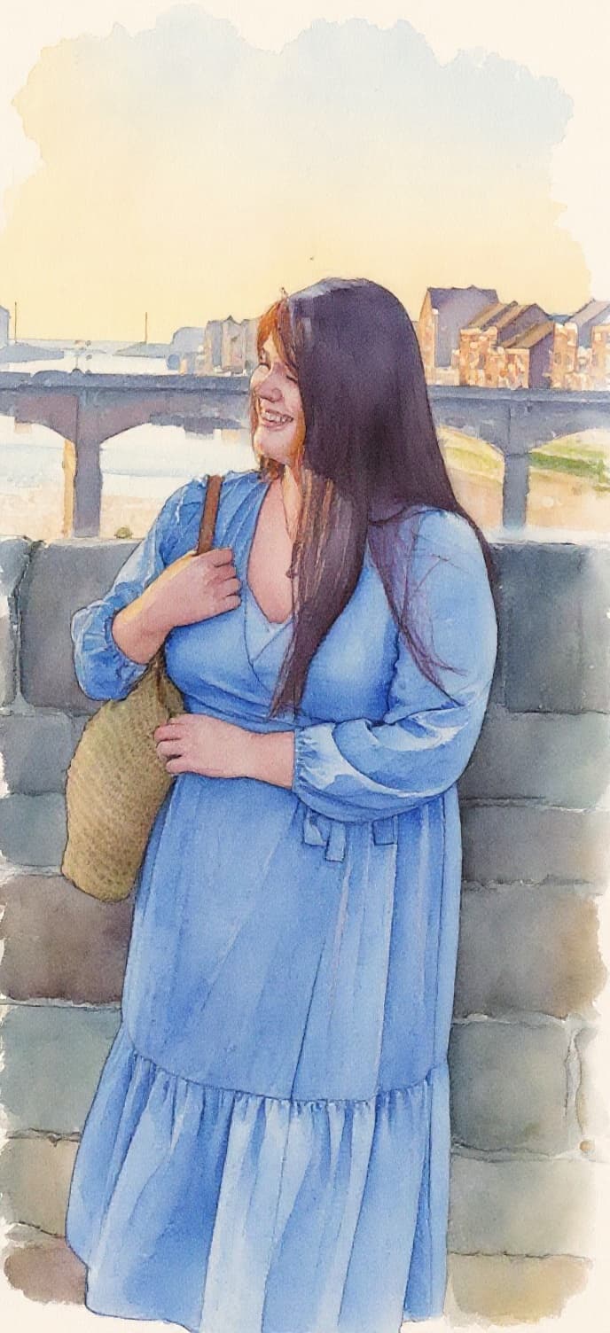 Transform image to watercolor art style