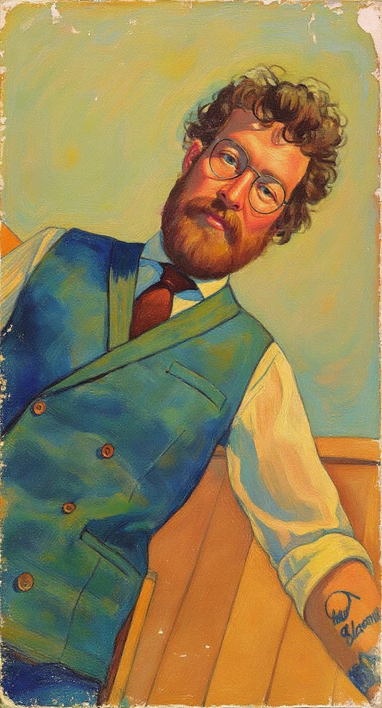 Transform image to vintage art style