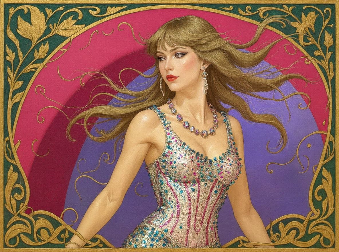 Transform image to art-nouveau art style