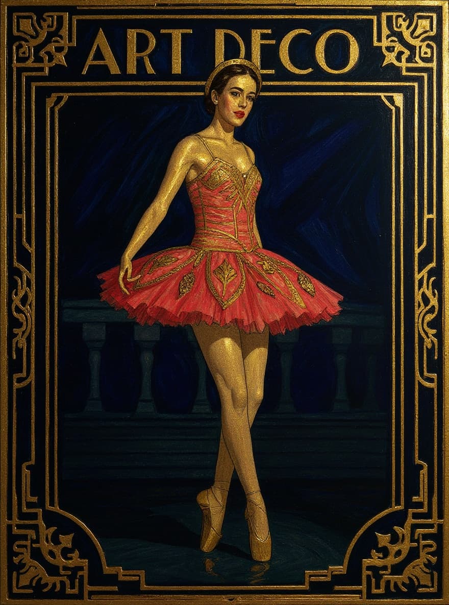 Transform image to art-deco art style