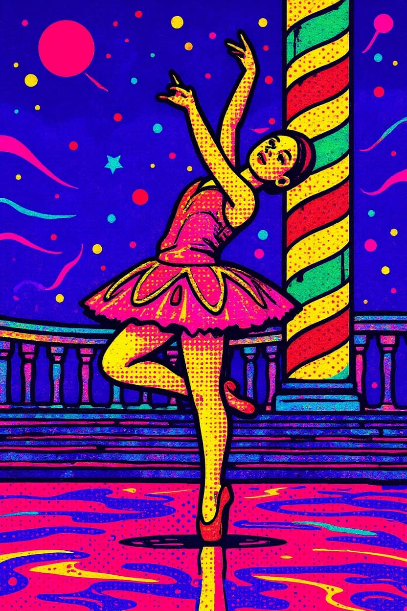 Transform image to pop-art art style