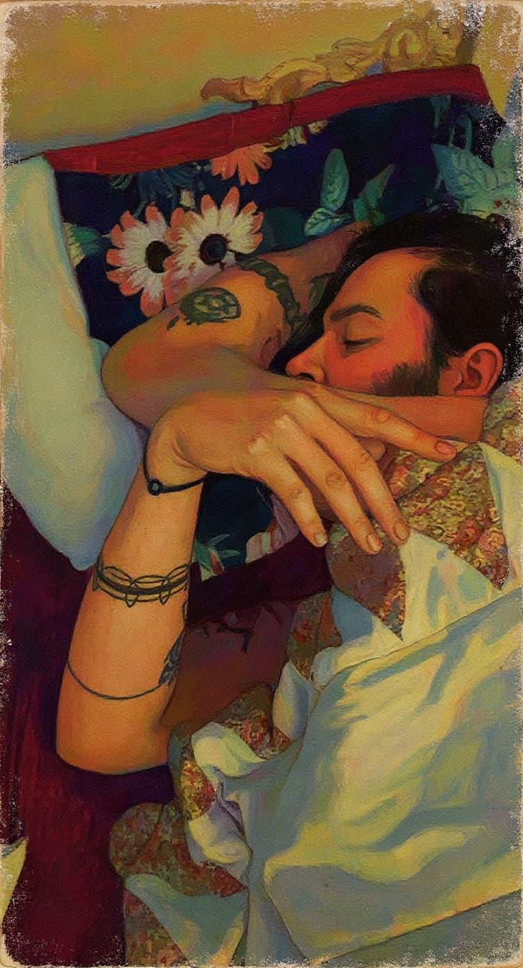 Transform image to vintage art style