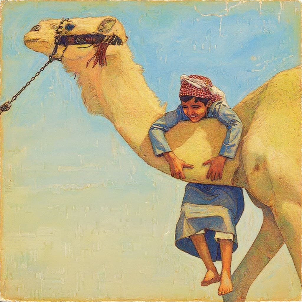 Transform image to vintage art style