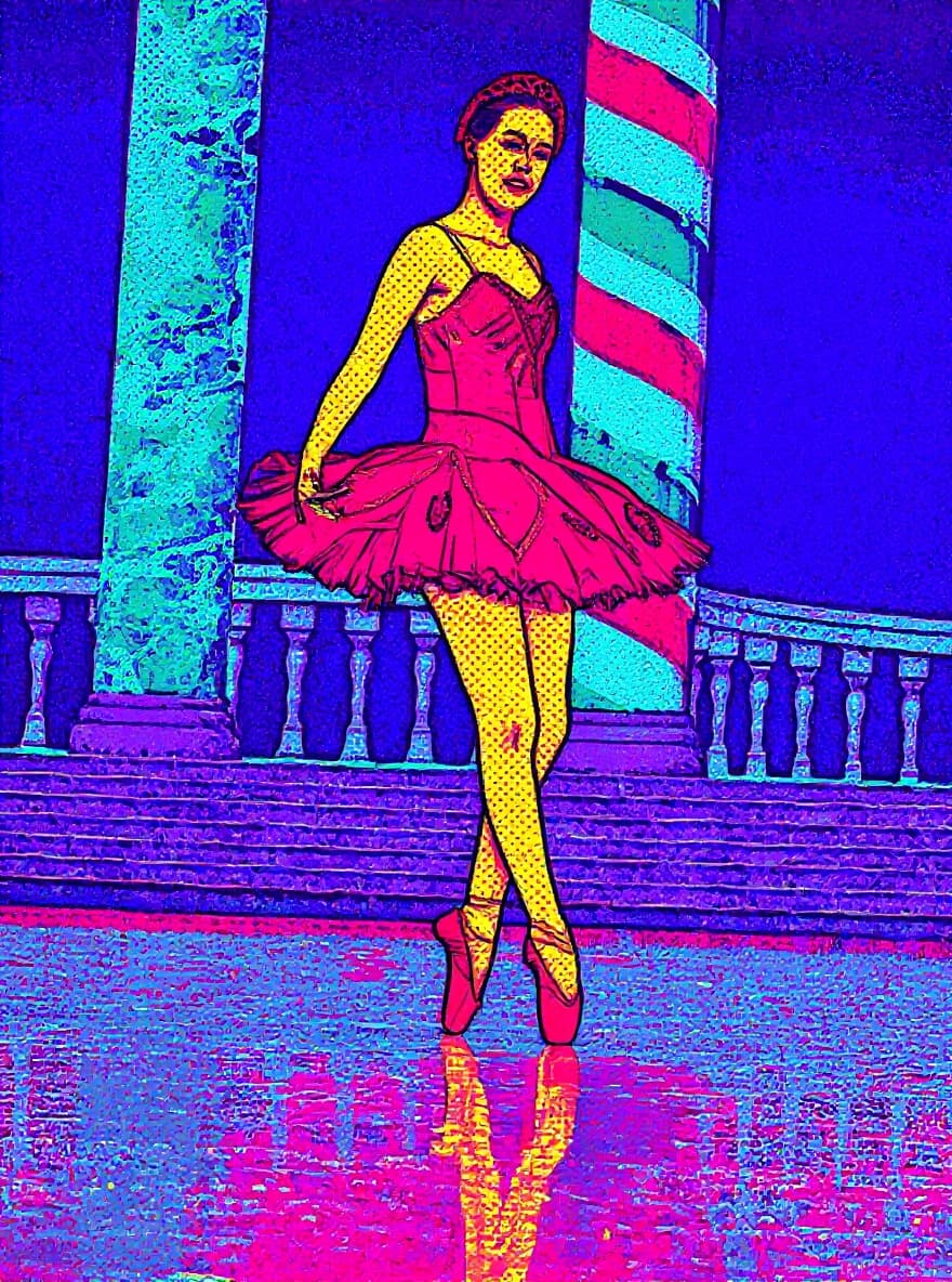 Transform image to pop-art art style