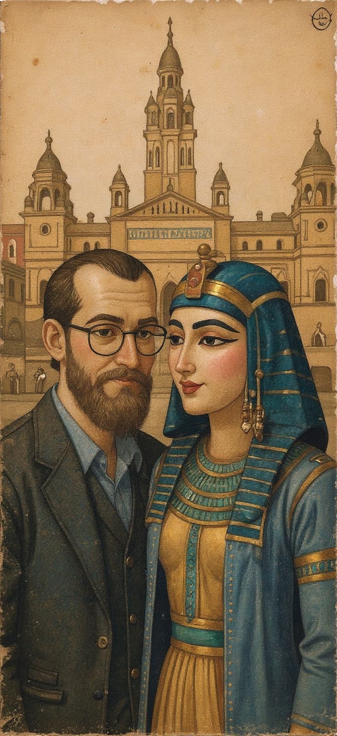 Transform image to egyptian art style