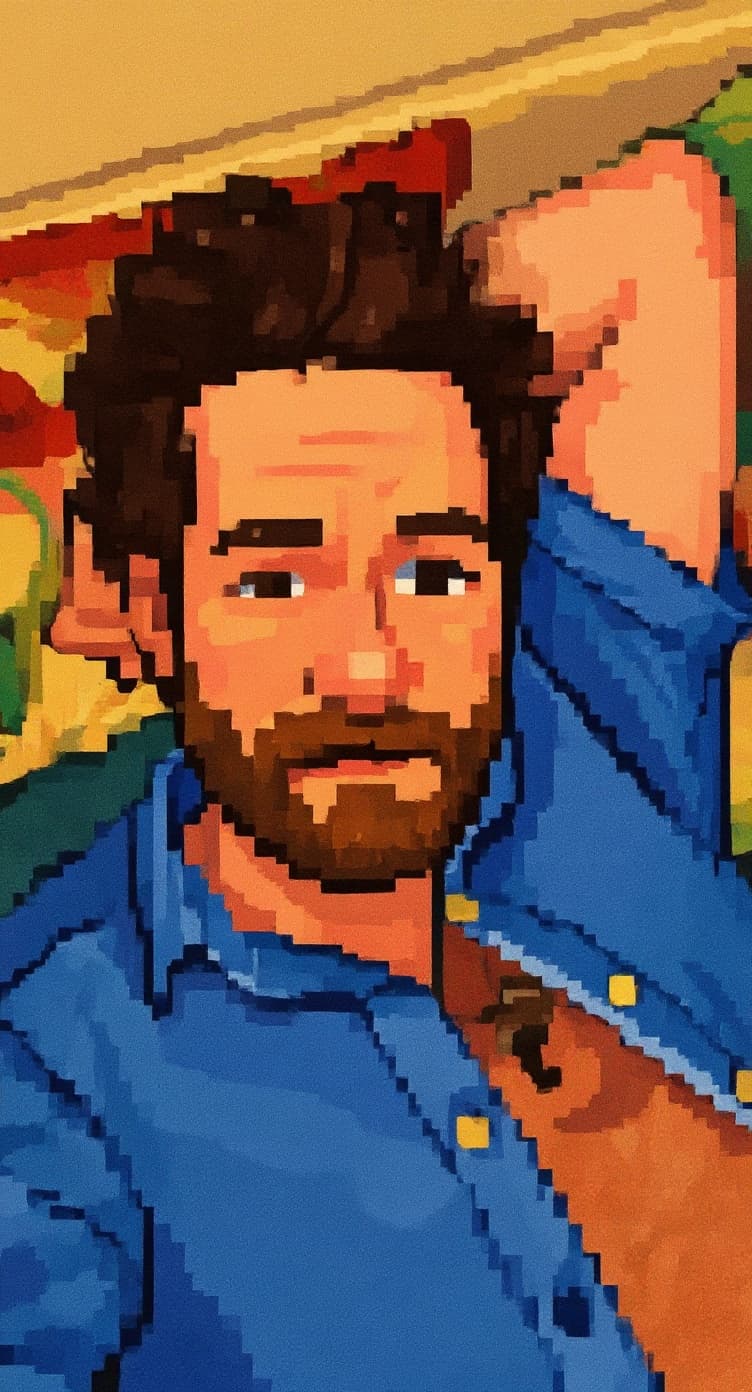 Transform image to pixel-art art style