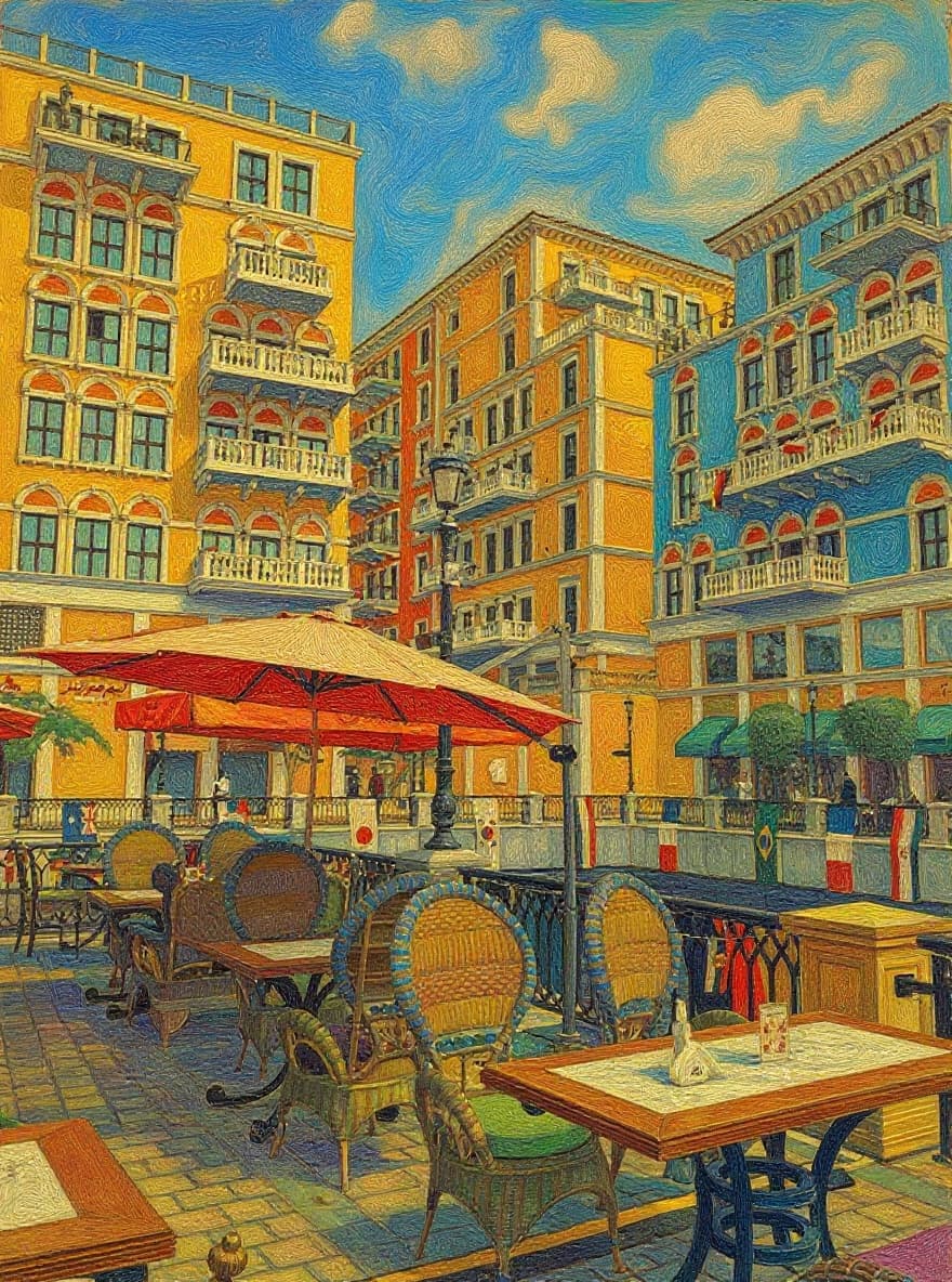 Transform image to vintage art style