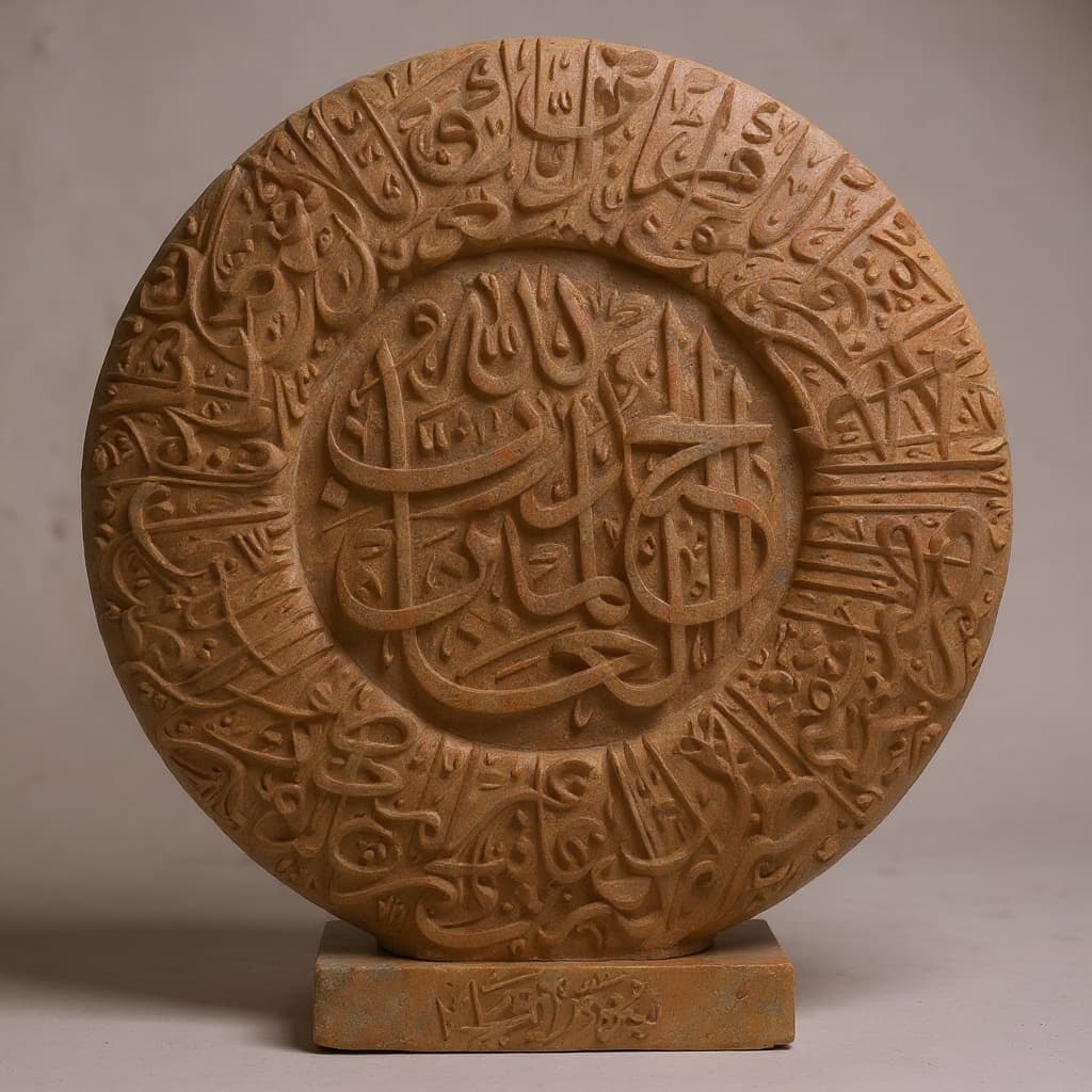 Transform image to sculpture art style