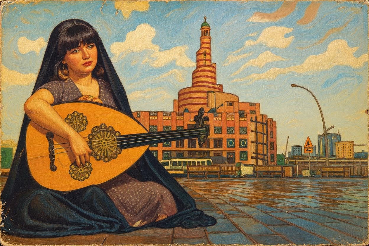 Transform image to vintage art style