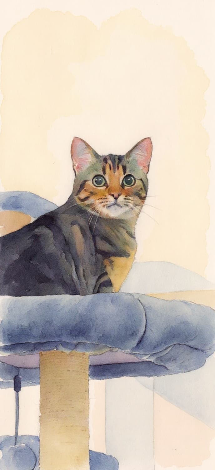 Transform image to watercolor art style
