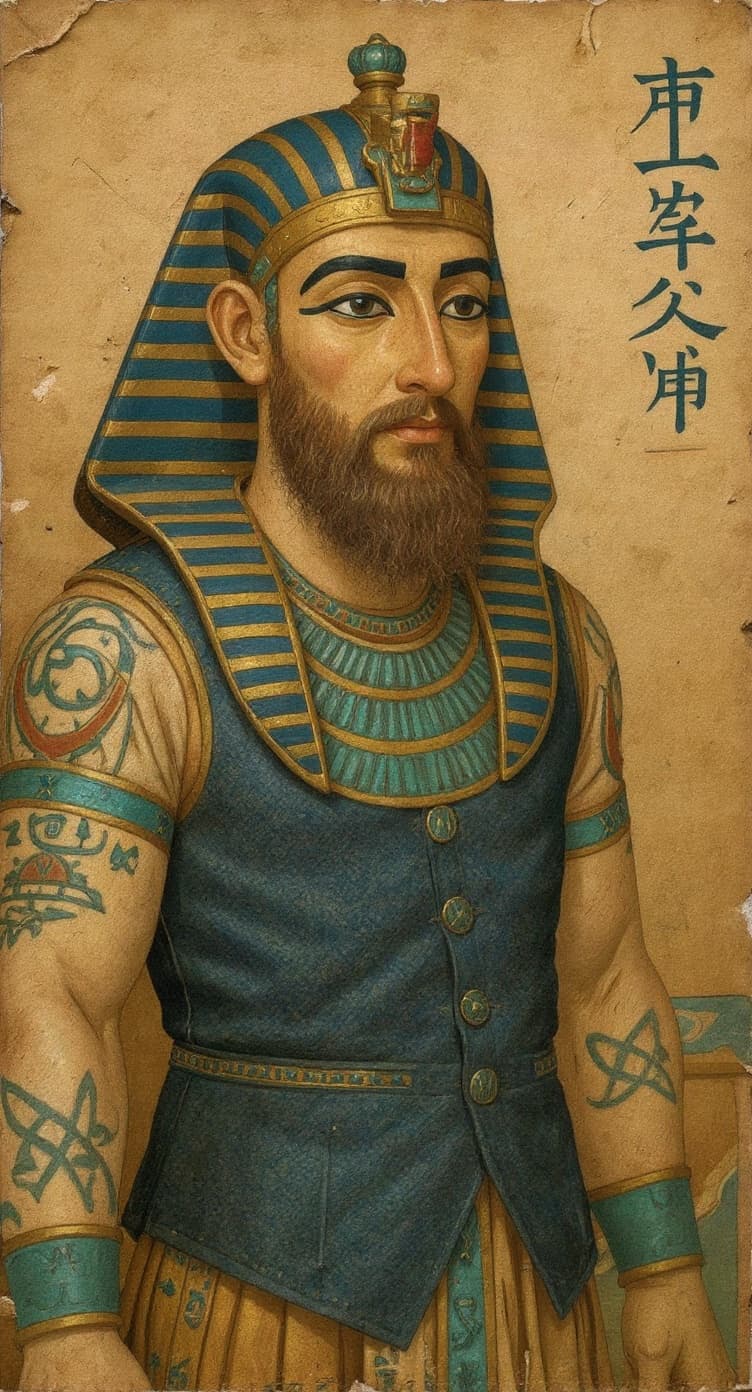 Transform image to egyptian art style