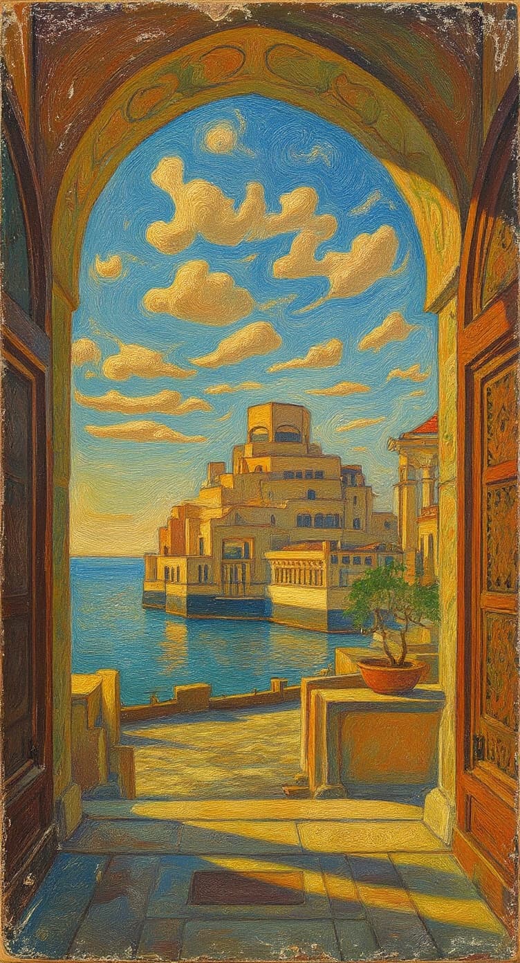 Transform image to vintage art style