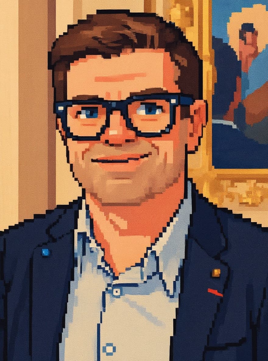 Transform image to pixel-art art style