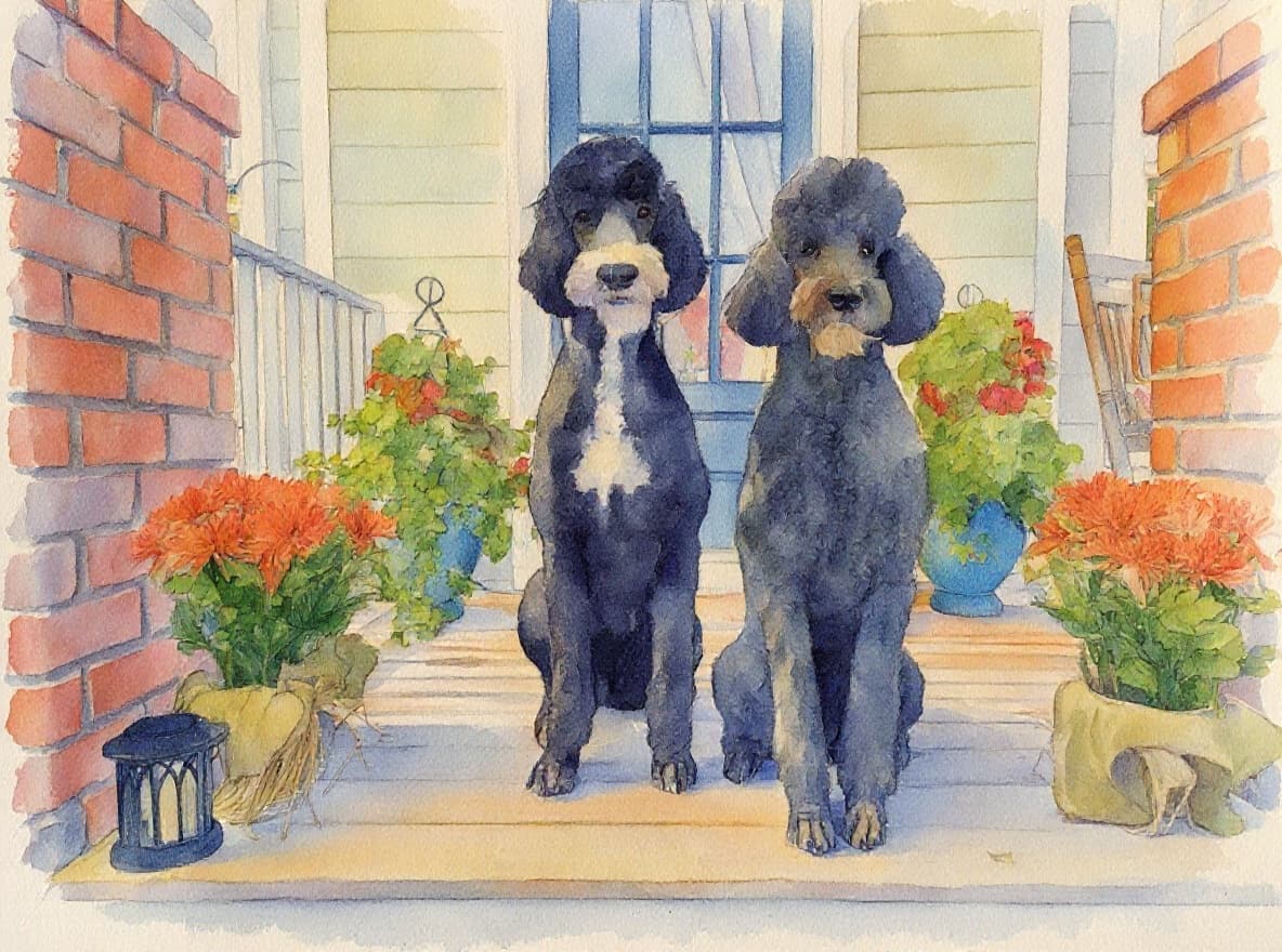 Transform image to watercolor art style