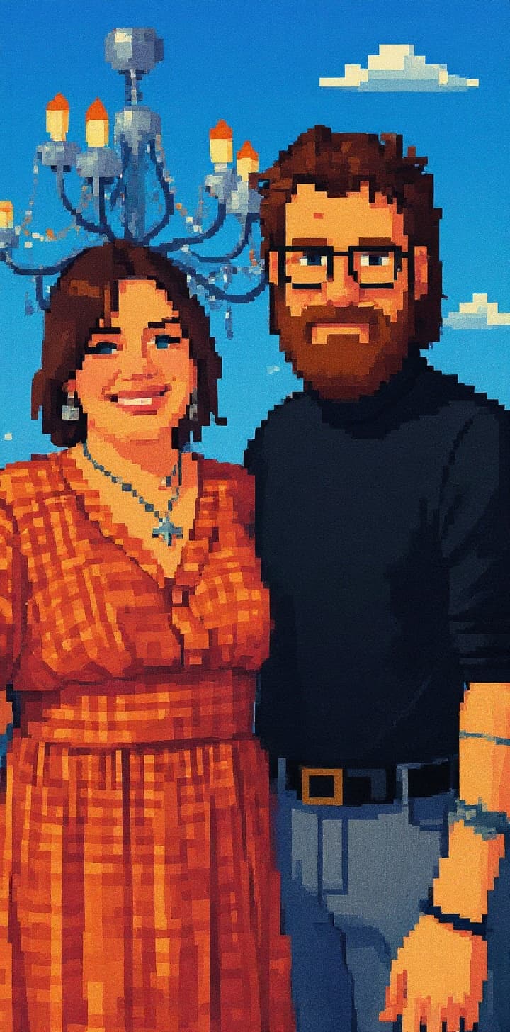 Transform image to pixel-art art style