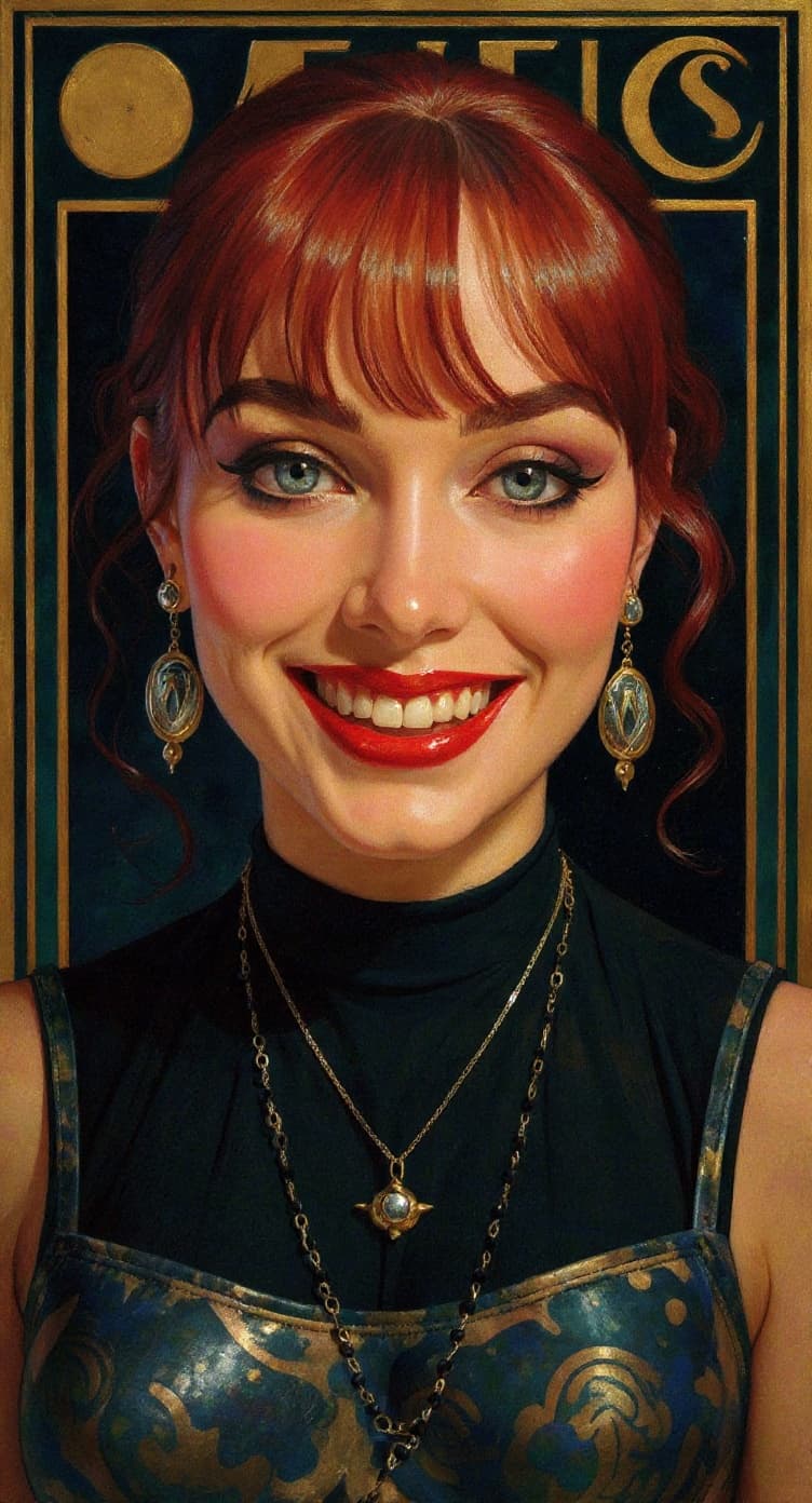 Transform image to art-deco art style