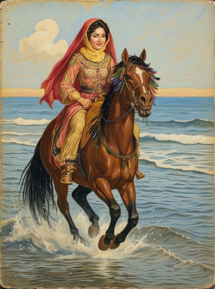Transform image to vintage art style