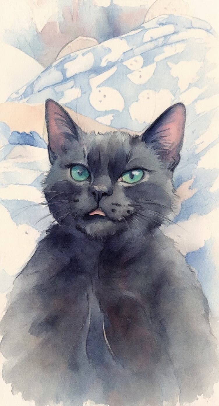 Transform image to watercolor art style