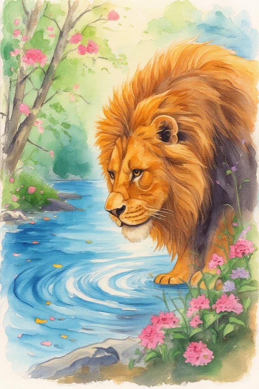 Transform image to watercolor art style