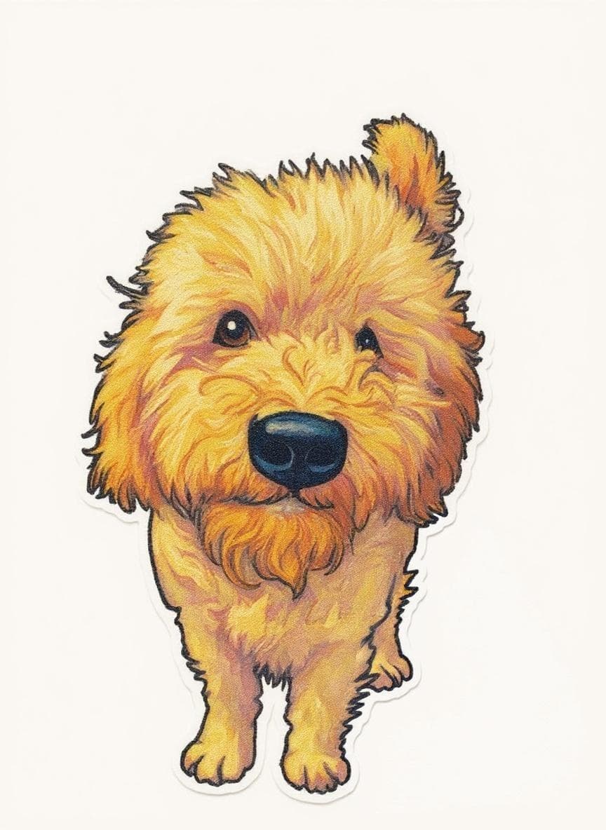 Transform image to cartoon-sticker art style