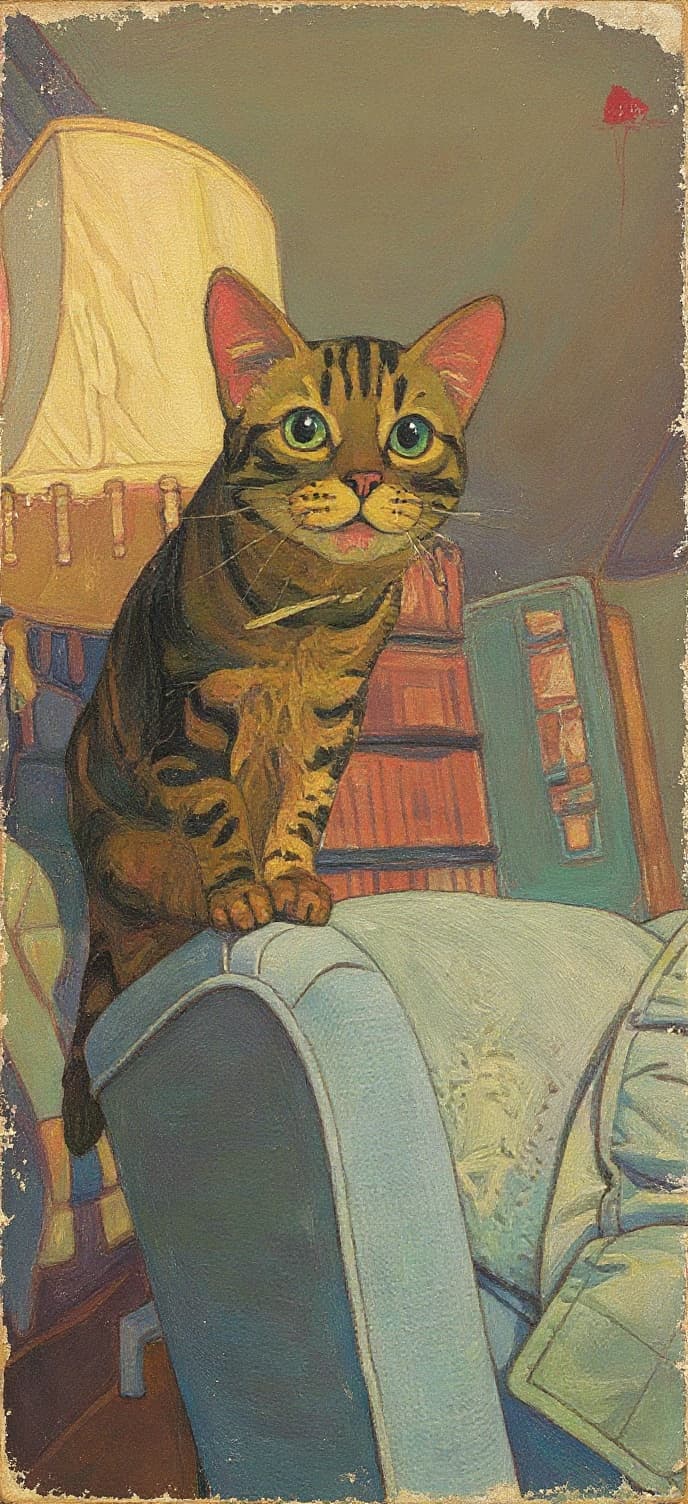 Transform image to vintage art style