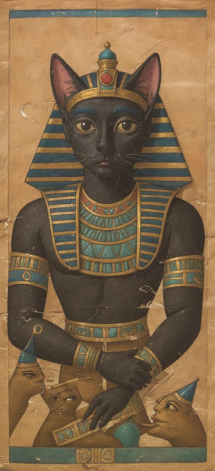Transform image to egyptian art style